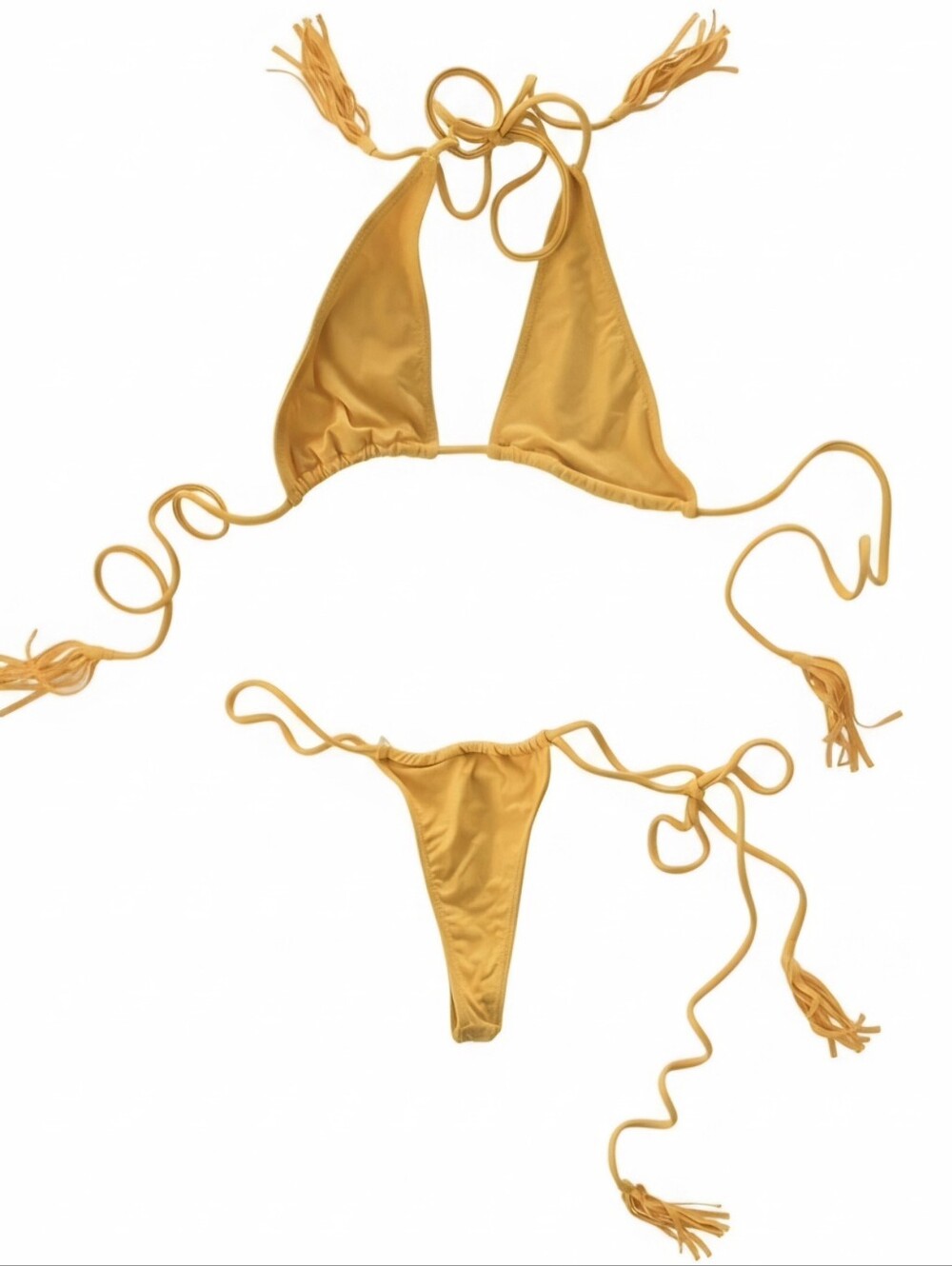 Minimale Animale Bikini Set - Montenegro Top & Sanctuary Thong Golden Honey